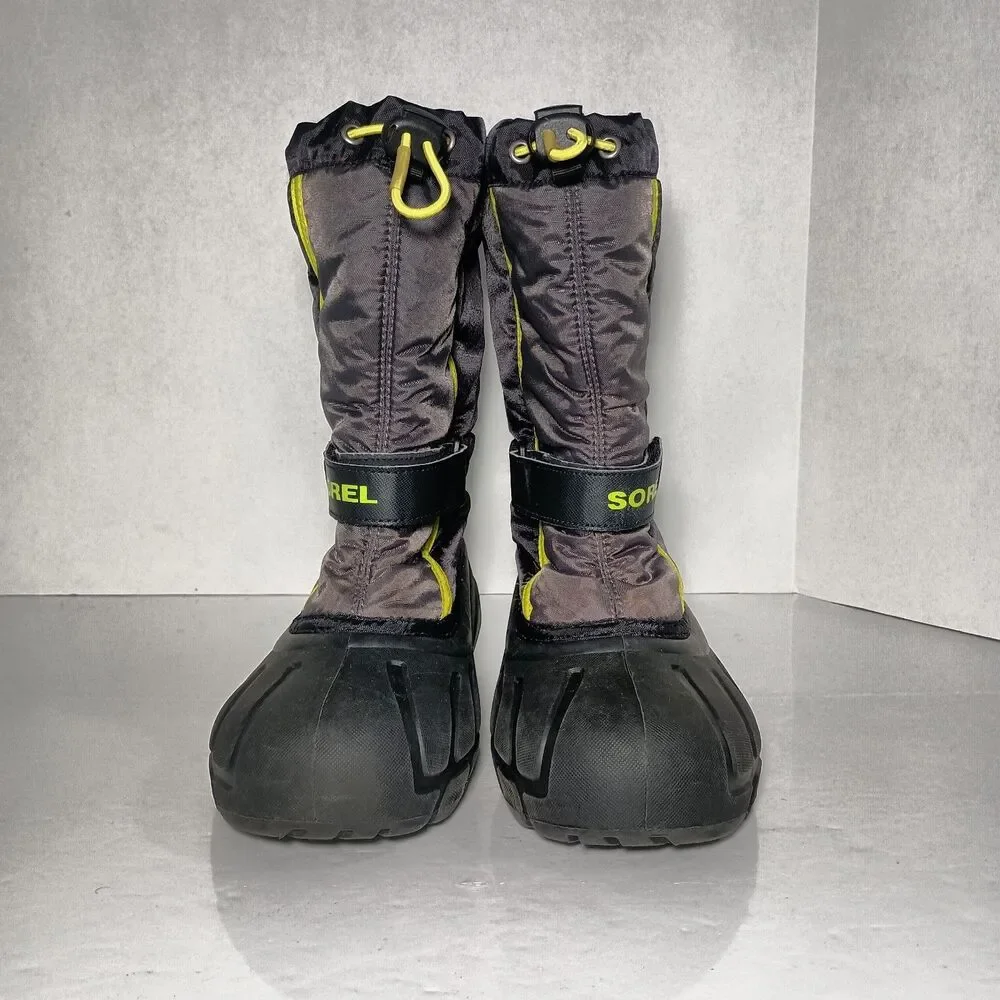 Sorel Women’s Flurry Size 6 Waterproof Winter Snow Boots Insulated Lined Black
